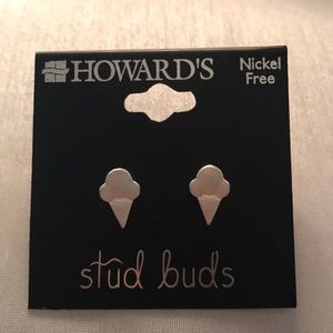 Ice cream shaped earrings